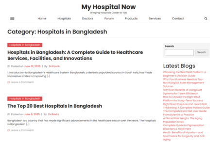 Hospitals in Bangladesh – Best Cosmetic Hospitals